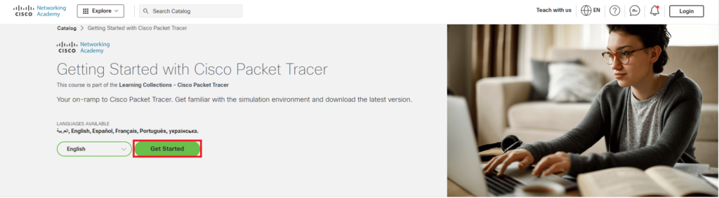 Cisco Packet Tracerのダウンロード4